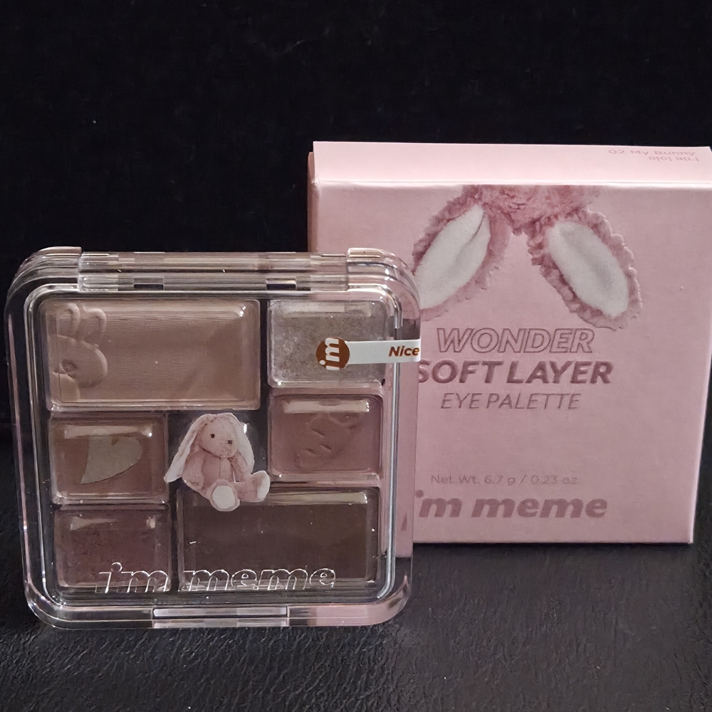 🔥S.Korean Beauty I'M MEME Wonder Soft Layer Eye Palette My Bunny